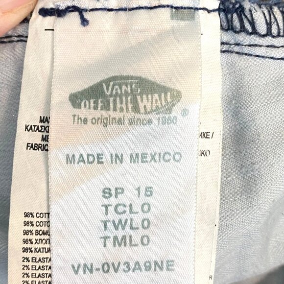 Vans Vintage Mini Denim Jean Shorts Size 13 - Picture 5 of 6
